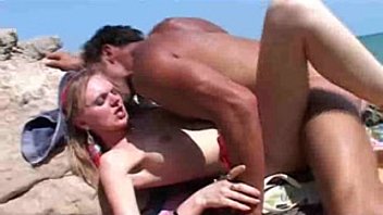 skinny french kendra lust nude slut rocked hard at the beach 