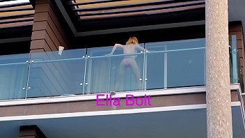 she caught me when i spy her riding a big dildo sexy girls having sex and squirting in balcony ella bolt 