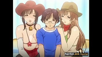 nerd gets dick between busty babes tits www pink wold com - boobalicious - hentai.xxx 