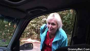 granny is picked up from www sax vidio the road and fucked 