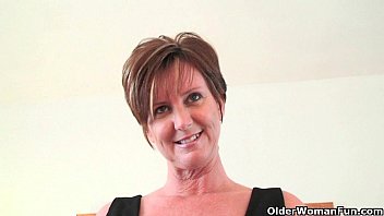 classy grandma joy gets fingered and masturbates free sex with dildo up her ass 