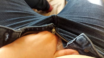 4k masturbation in booloo jeans with orgasm 