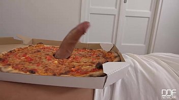 xxxxx vedio com delicious pizza topping - delivery girl wants cum in mouth 