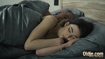 old and young horny young girl seduces grandpa and xxxf gets his cock inside her 