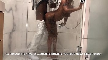 daddy catches teen in shower and fucks her sunny lione sex with his king dick 