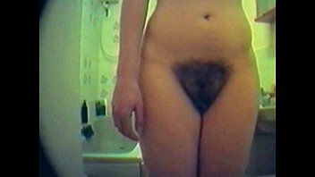 very hairy sxevidoes pussy girl with odd sized saggers caught 2 
