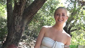 povlife blonde teen sexnet com casi james sucks fucks cock outdoors 