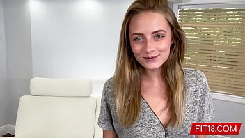 fit18 - kyler quinn - 100lb blonde stunner returns sexxy video to casting for anal creampie 