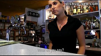 barmaid lenka naughty america xxx screwed up with customer for some money 