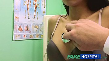 sexvideso fakehospital slim skinny young student gets the doctors creampie 