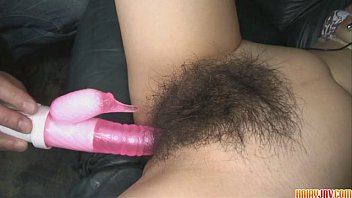 kaoru tube8xxx hairy pussy gets filled with toys 