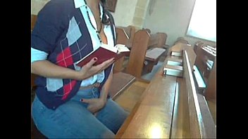 prno masturbating in church 