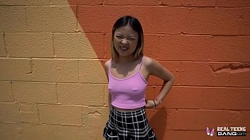 real teens - hot asian teen lulu bluefilm online chu fucked during porn casting 