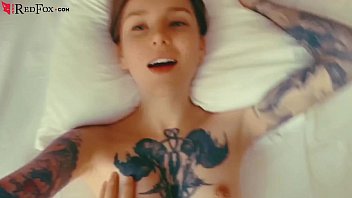 tattooed girl sensual sucking dick and missionary fucking pornd - cumshot 