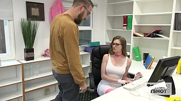 gorgeous office whore gets destroyed by random archer queen naked guy off the internet 