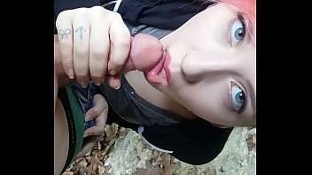 perfect nude ass blowjob in the woods 